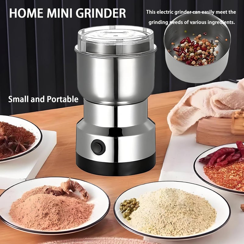 Yehenarn Electric Coffee Grinder,Multifunctional Coffee Bean Grinder,Food Grade 18/10 Stainless Steel Blades,Lightweight Design,Suitable for Beans,Spices and Herbs - Image 5